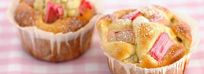 Ревень. Как приготовить кексы из ревеня? Легкий рецепт!